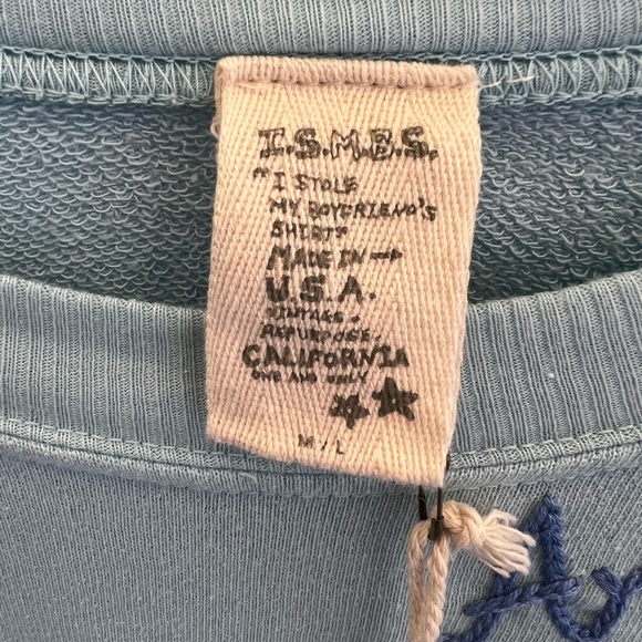 NWT I stole my boyfriends shirt Arizona love short sleeve sweatshirt - Picture 4 of 6